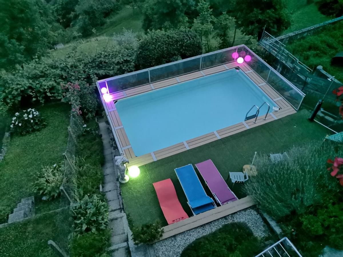 Chalet con Piscina Garzeno Esterno foto